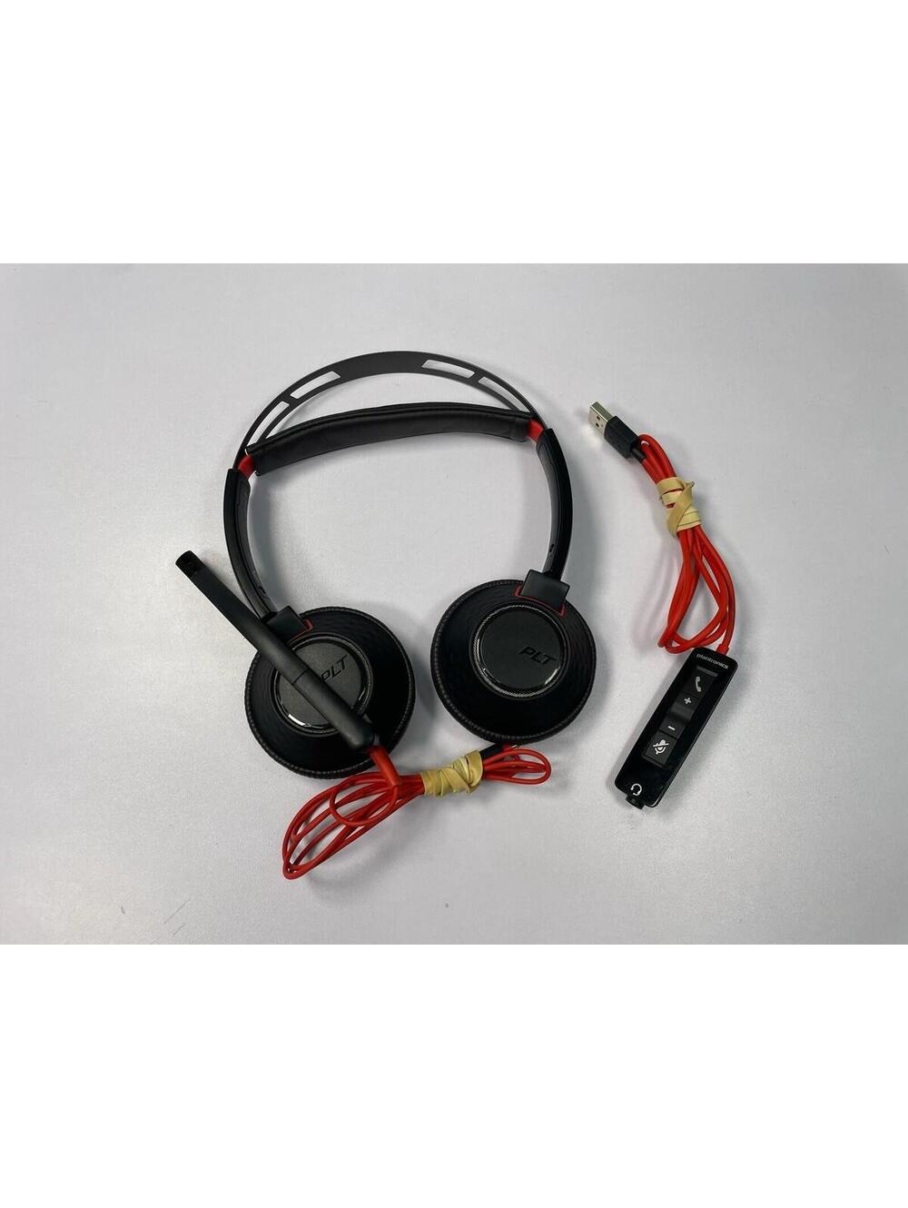 Plantronics Blackwire C5220 USB Stereo Headset Mic PC Mac Teams Zoom